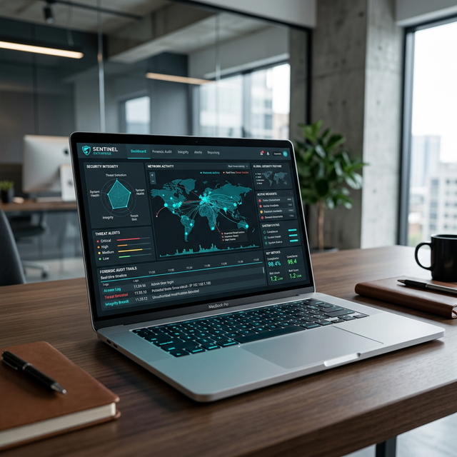 Sentinel Dashboard Mockup